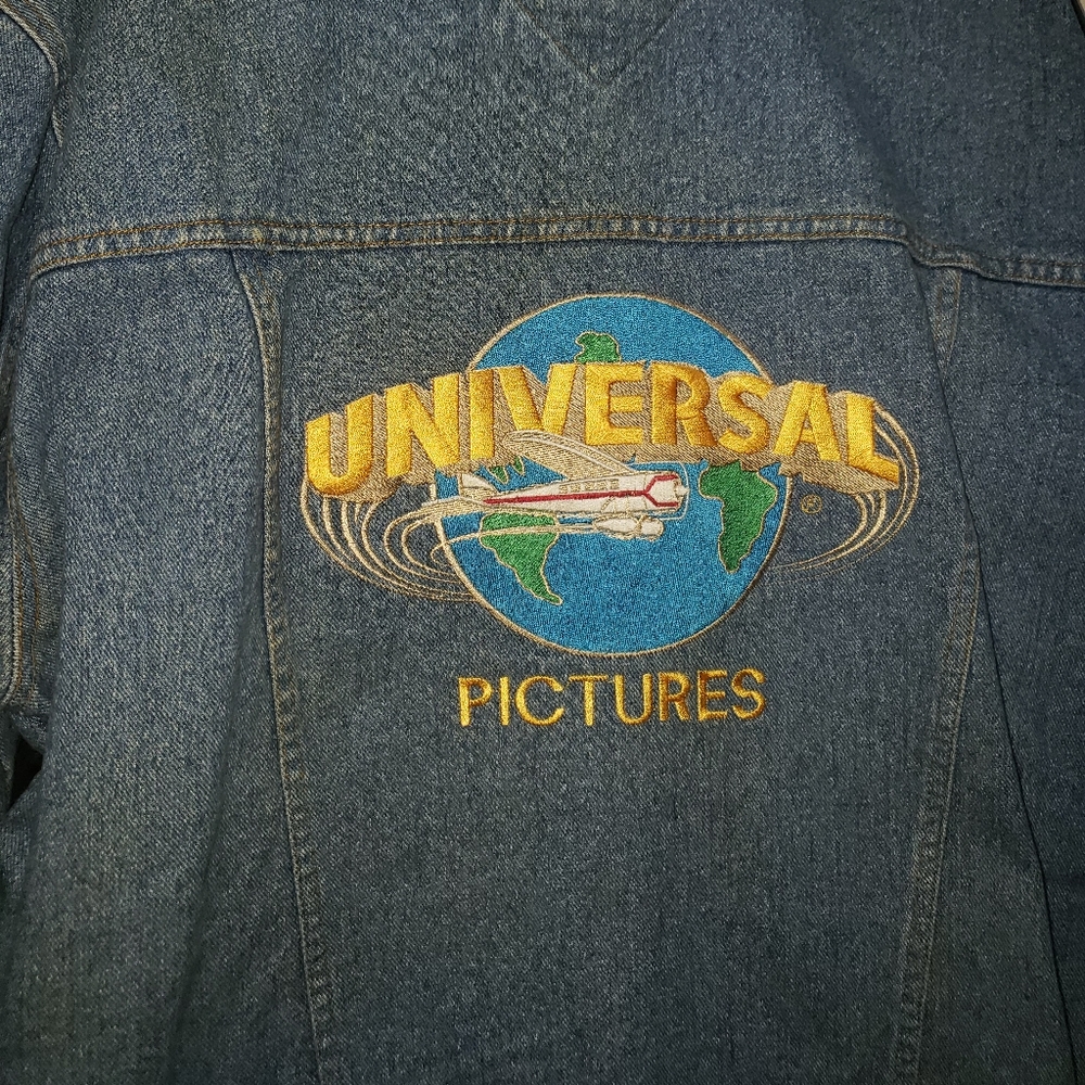 Vintage (80s) Denim Universal Pictures XL Jacket, Made in USA